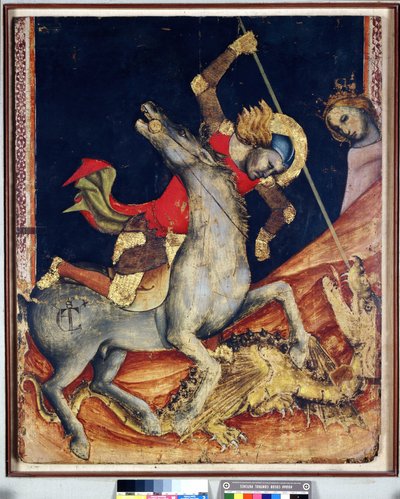 Saint Georges tuant le dragon - Vitale da Bologna