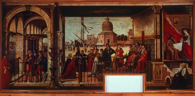 Arrivée des ambassadeurs anglais à la cour de Bretagne - Vittore Carpaccio