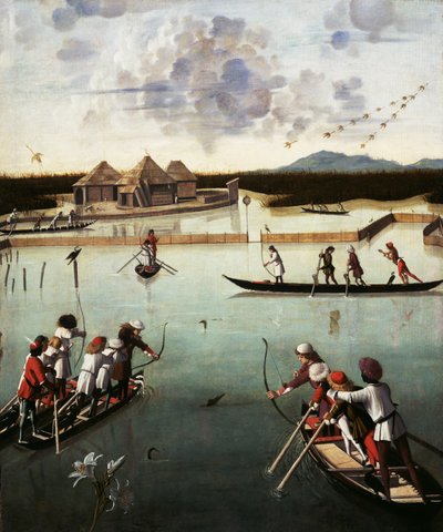 Chasse sur la lagune - Vittore Carpaccio