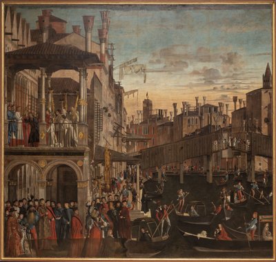 Miracle de la Sainte Croix au Ponte di Rialto, vers 1496 - Vittore Carpaccio