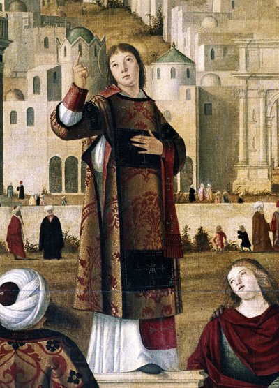 Saint Étienne (détail) - Vittore Carpaccio