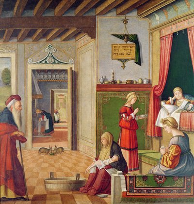 La Naissance de la Vierge - Vittore Carpaccio