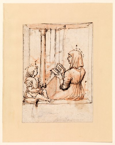 Vierge Marie lisant à l