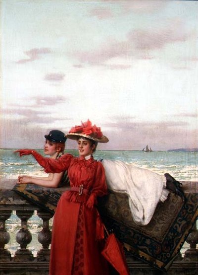 Rêveurs (un de la paire) - Vittorio Matteo Corcos