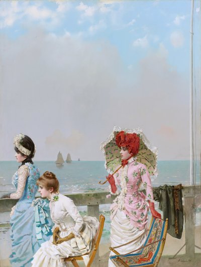 Midi à la mer - Vittorio Matteo Corcos