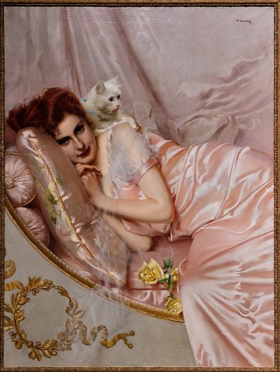 Sur le canapé - Vittorio Matteo Corcos