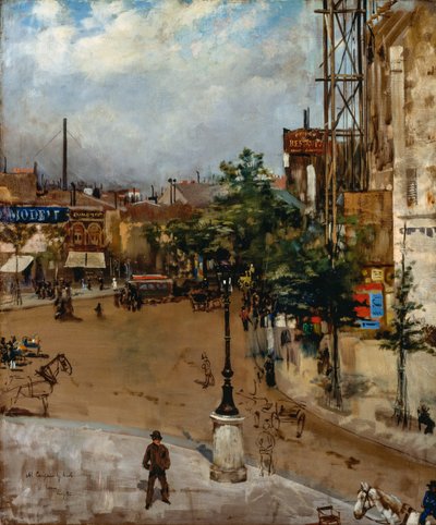 Rue parisienne - Vittorio Matteo Corcos