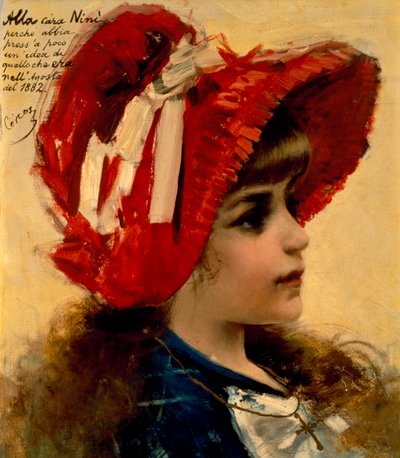 Portrait de Nini par Vittorio Matteo Corcos - Vittorio Matteo Corcos