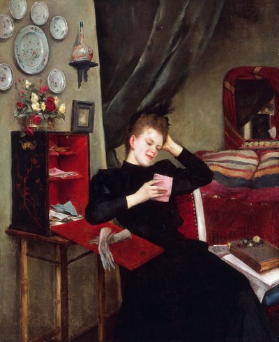 Doux souvenirs (détail) - Vittorio Matteo Corcos