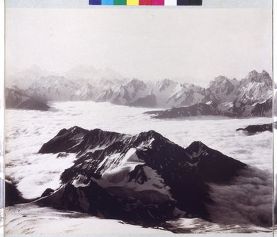 Radiographie panoramique du sommet du mont Elbrouz - Vittorio Sella