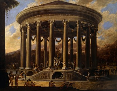 Vue du temple - Viviano Codazzi