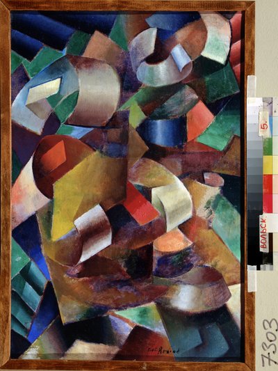 Composition colorée, fin 1910 - Vladimir Davidovich Baranov Rossine