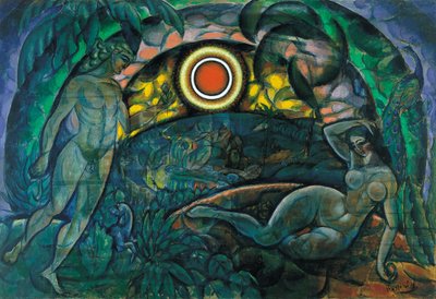 Adam et Ève, 1912 - Daniel Vladimir Baranoff Rossine