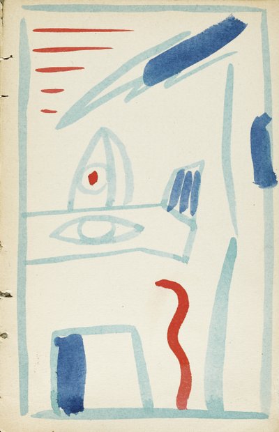Illustration pour Le lait des juments par David Burlyuk et autres, 1914 - Vladimir Davidovich Burliuk