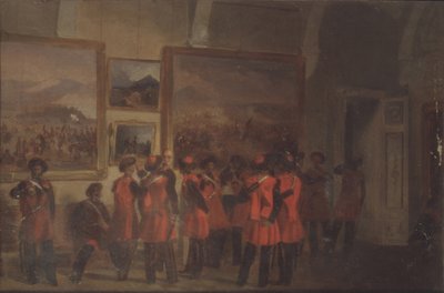 Garde du corps des tsars cosaques au Palais d