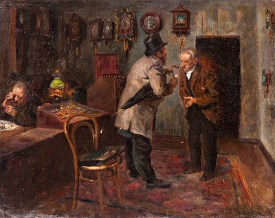 Chez le bijoutier, 1917 - Vladimir Egorovic Makovsky