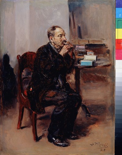 Dégustation de tabac - Vladimir Egorovic Makovsky