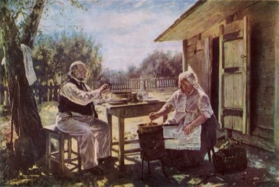 Fabrication de confiture - Vladimir Egorovic Makovsky