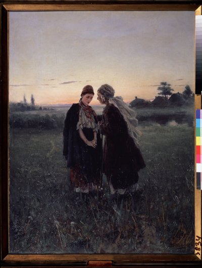 Mère et fille - Vladimir Egorovic Makovsky