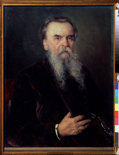 Portrait du collectionneur Ivan Tsvetkov - Vladimir Egorovic Makovsky