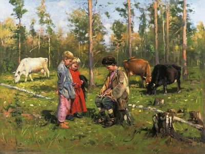 Garçons bergers, 1903-1904 - Vladimir Egorovic Makovsky