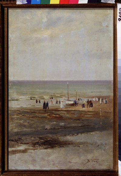Sur la plage - Vladimir Egorovic Makovsky