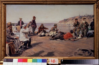 Sur le pont - Vladimir Egorovic Makovsky