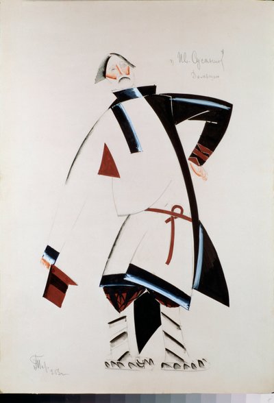 Bogdan Sobinin, costume préparatoire pour l
