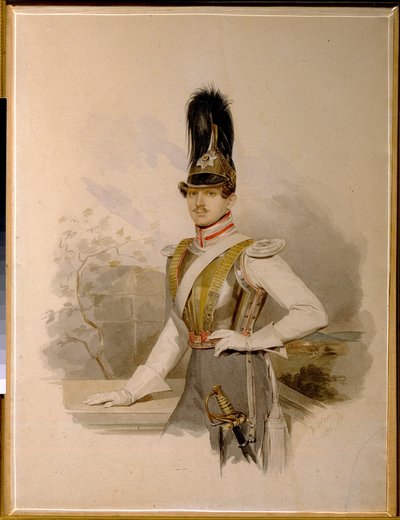 Portrait du comte Valentin Grigoryevich Stroganov (1801-1833) - Vladimir Ivanovich Hau