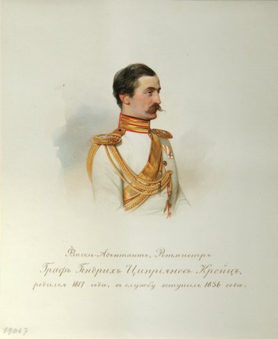 Portrait du comte Heinrich Cyprianovich von Kreutz (De l