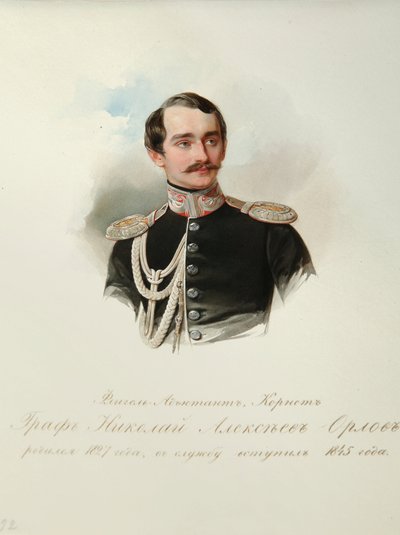 Portrait du comte Nikolai Alexeyevich Orlov (de l