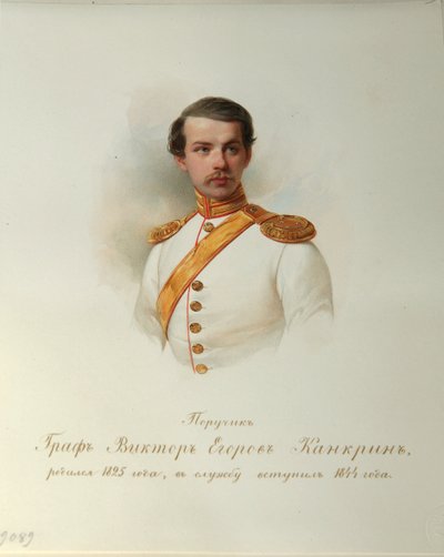 Portrait du comte Viktor Yegorovich Kankrin - Vladimir Ivanovich Hau