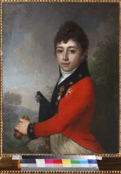 Portrait du baron Alexey Nikolaevich Serdobin enfant - Vladimir Lukich Borovikovsky