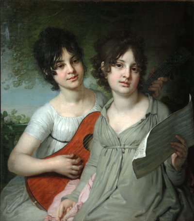 Portrait des comtesses Anna Gagarina et Varvara Gagarina, 1802 - Vladimir Lukich Borovikovsky