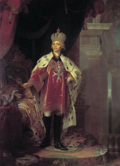 Portrait de Paul I - Vladimir Lukich Borovikovsky