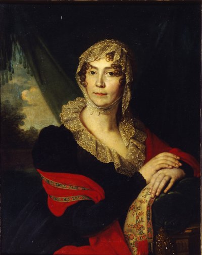 Portrait de la princesse Natalia Alexandrovna von Buxhoeveden 1758-1808, née Alexeyeva, années 1790 - Vladimir Lukich Borovikovsky