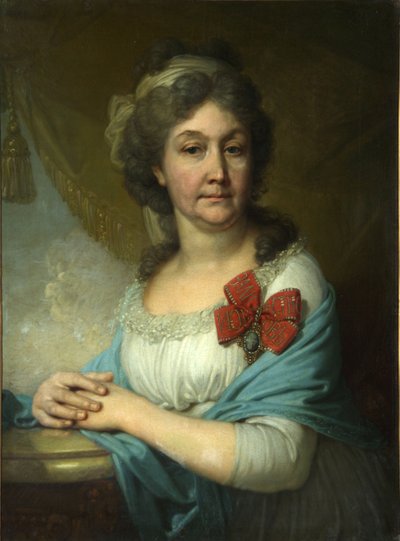 Portrait de la baronne Varvara Vasilyeva, 1800 - Vladimir Lukich Borovikovsky