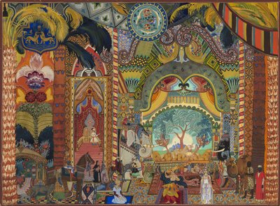 Décor de scène pour le ballet L