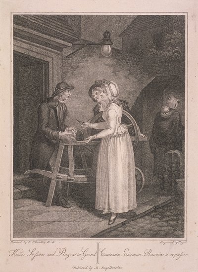 Couteaux, ciseaux et rasoirs à aiguiser, Cris de Londres - Vogel