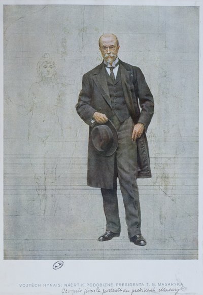 Thomas Garrigue Masaryk (1850-1937) - Vojtech Hynais