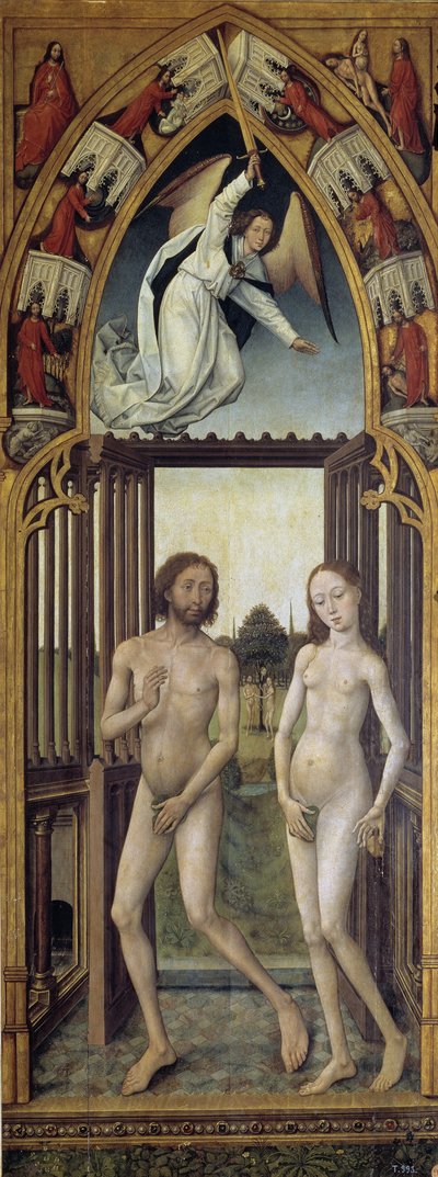 Triptyque de la Rédemption : Expulsion du Paradis - Vrancke van der Stockt