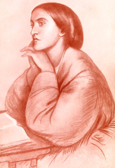Christina Georgina Rossetti, poète anglaise, 1912 - WA Mansell