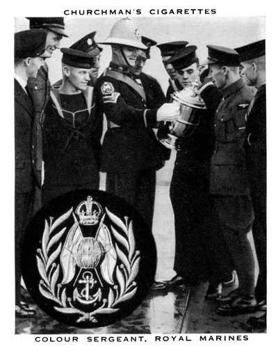 Sergent-major, Royal Marines, 1937 - WA and AC Churchman