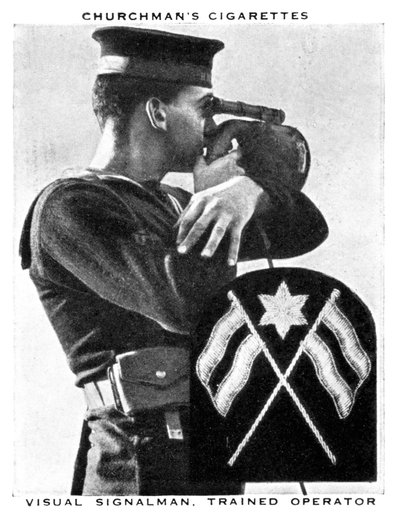 Signaleur visuel, opérateur formé, 1937 - WA and AC Churchman