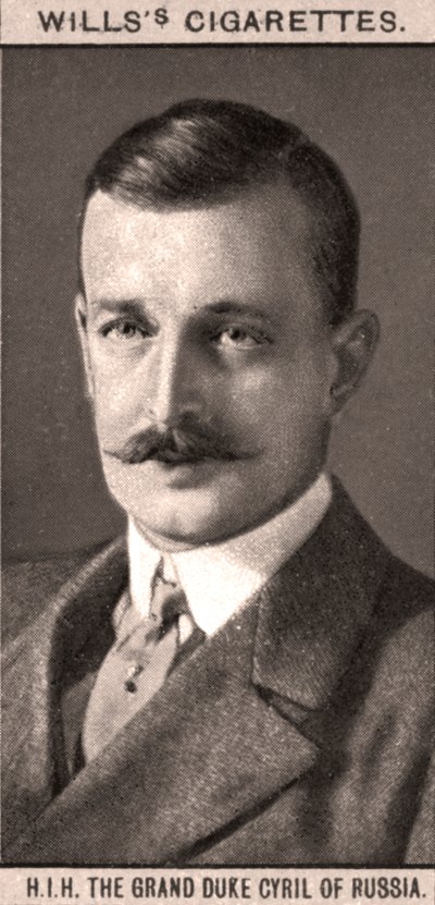 S.A.I. Le Grand-Duc Cyrille de Russie, 1908 - WD and HO Wills