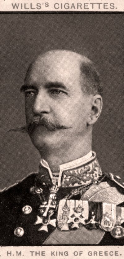 Le roi de Grèce, 1908 - WD and HO Wills