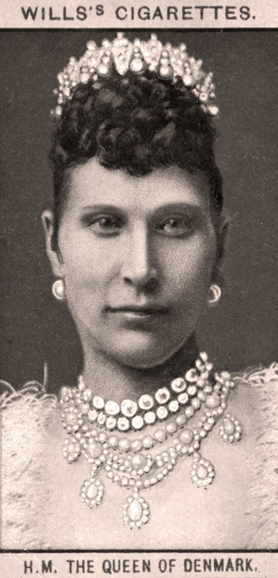 S.M. la Reine de Danemark, 1908 - WD and HO Wills