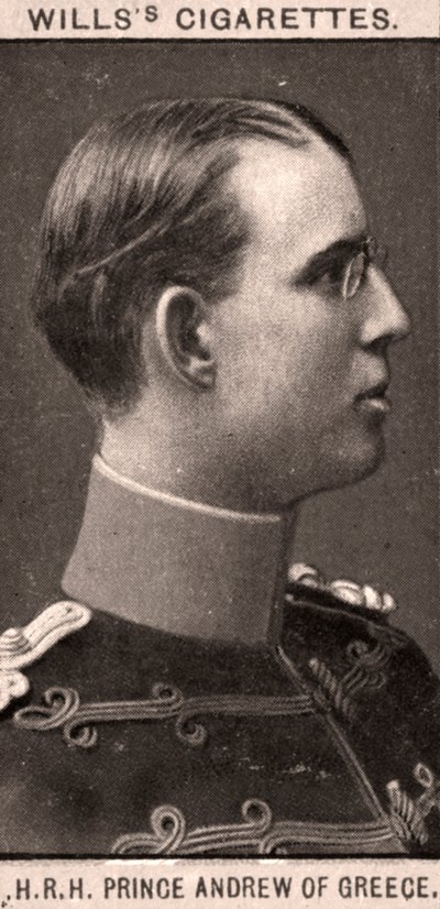 S.A.R. le prince André de Grèce, 1908 - WD and HO Wills