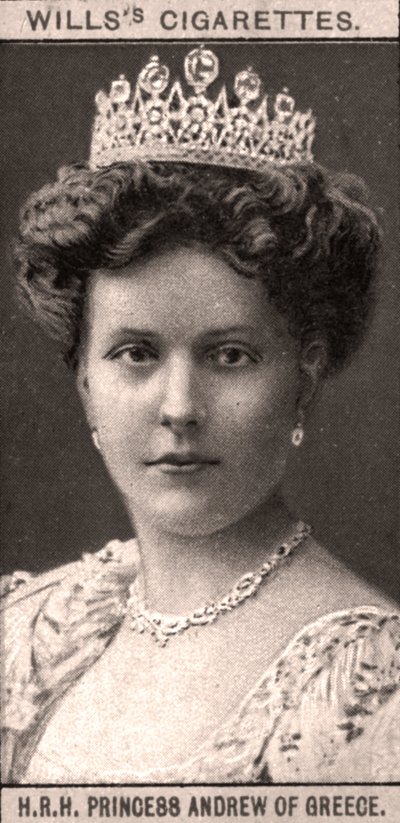 S.A.R. la princesse André de Grèce, 1908 - WD and HO Wills