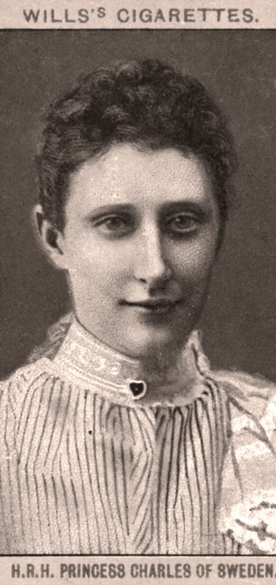 S.A.R. la princesse Charles de Suède, 1908 - WD and HO Wills